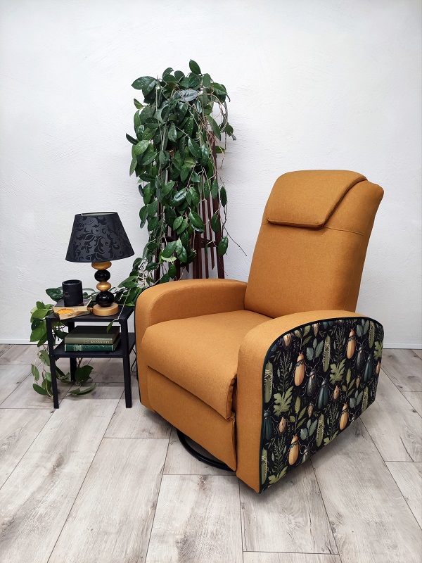 recliner tugitool kollane